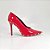 Scarpin Vermelho Verniz Miranda Spikes Salto Alto Numeração Especial - Imagem 3