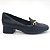 Scarpin Feminino Comfortflex Preto e Bege 25-95402 - Imagem 6