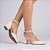 Scarpin Slingback Serena Verniz Feminino Salto Bloco Médio - Imagem 2