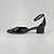 Scarpin Slingback Serena Verniz Feminino Salto Bloco Médio - Imagem 7