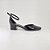 Scarpin Slingback Serena Verniz Feminino Salto Bloco Médio - Imagem 5