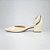 Scarpin Slingback Serena Verniz Feminino Salto Bloco Médio - Imagem 8