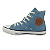 Tênis Botinha Converse All Star Azul Escuro e Azul Claro CT3515 - Imagem 8