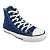 Tênis Botinha Converse All Star Azul Escuro e Azul Claro CT3515 - Imagem 5
