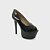 Peep toe Salto Alto Meia Pata Numeração Especial Aurora - Imagem 4