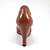 Scarpin Feminino Anabela Via Uno 968 Caramelo e Marsala - Imagem 9
