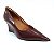Scarpin Feminino Anabela Via Uno 968 Caramelo e Marsala - Imagem 5