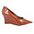 Scarpin Feminino Anabela Via Uno 968 Caramelo e Marsala - Imagem 6