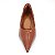Scarpin Feminino Anabela Via Uno 968 Caramelo e Marsala - Imagem 7