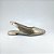 Slingback Bico Fino Rasteiro Vazado Sara Numeração Especial - Imagem 9