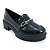 Mocassim Feminino Mississipi Q8551A Cacau e Preto - Imagem 5