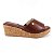 Tamanco Feminino Anabela Confortflex 2553401 Marrom e Preto - Imagem 6