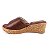 Tamanco Feminino Anabela Confortflex 2553401 Marrom e Preto - Imagem 8