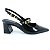 Sapato Slingback Piccadilly Feminino 764028 Marsala e Preto - Imagem 6