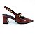 Sapato Slingback Piccadilly Feminino 764028 Marsala e Preto - Imagem 1