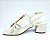 Sandalia Di Valetini Feminina 13203 Marrom e Off White - Imagem 8