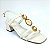 Sandalia Di Valetini Feminina 13203 Marrom e Off White - Imagem 10