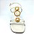 Sandalia Di Valetini Feminina 13203 Marrom e Off White - Imagem 7