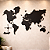 "Mapa Mundi + Rosa dos Ventos" - Peça Decorativa em MDF Premium - Imagem 3