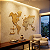 Painel Decorativo | Mapa Mundi + Rosa dos Ventos - Escultura de Parede em MDF - Imagem 6