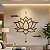 Mandala Flor de Lótus — Escultura de Parede em MDF - Imagem 4