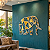 Escultura de Parede | Elefante Geométrico - em MDF com Acrílico Espelhado - Imagem 3