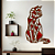 “Gato Geométrico” - Peça Decorativa com Acrílico em MDF Premium - Imagem 3