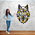 “Lobo Geométrico” - Peça Decorativa com Acrílico em MDF Premium - Imagem 6