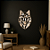“Lobo Geométrico” - Peça Decorativa com Acrílico em MDF Premium - Imagem 4
