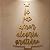 Escultura de Parede em Lettering | Árvore de Natal em Palavras - em MDF - Imagem 6