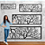 Tramas e Ramas - Quadro Escultura de Parede | Painel Vazado - Imagem 6