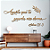 Escultura de Parede em MDF - Frase de Parede Religiosa em Lettering | Salmos 121:3 - Aquele que te guarda não dorme - Imagem 5