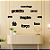 "Kit de 9 Palavras: Gratidão, Inspire, Aconchego, Paz, Amor, Vida, Fé, Foco, Força" - Peça Decorativa em MDF Premium - Imagem 1