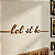 Frase de Parede em Lettering | Let It Be - Escultura Decorativa em MDF - Imagem 2