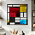 Releitura Composição com Vermelho, Azul e Amarelo de Piet Mondrian - Imagem 1