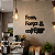 "Foco Força & Café" - Frase de Parede em MDF Premium - Imagem 1