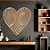 Escultura de Parede em MDF - Amor | Coração Ilusão de Ótica - Imagem 4