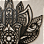 Mandala de Parede | Mão de Fátima Hamsá - Escultura de Proteção em MDF - Imagem 3