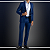 Terno (costume) - Azul Royal - Hughes - Imagem 1