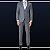 Terno (costume) - Cinza claro - Hughes - Imagem 1