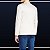 Blazer Slim Fit Sarja Alfaiataria - Cor: Gelo - Calvin Klein White Label - Imagem 2