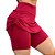 Short Meia Coxa com Saia Repuxado Lateral Fitness Feminino Suplex - Imagem 8