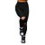 Legging Fitness Feminina com Detalhe Vazado no Joelho Suplex - Imagem 5