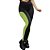 Legging Fitness Feminina com Cós Transpassado e Detalhes Lateral Neon Poliéster - Imagem 7