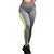 Legging Fitness Feminina com Cós Transpassado e Detalhes Lateral Neon Poliéster - Imagem 4