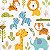 Prato de Papel Safari Baby 18cm – Kit com 10 Unidades | Tema Safari, Floresta e Animais para Festas Infantis - Imagem 2