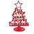 Míni Árvore de Natal Vermelha - Imagem 1