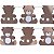 Varal Decorativo -  Urso Teddy - Und - Imagem 1