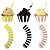 Wrappers para Cupcake Listrados  - 12 unds - Imagem 1