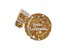 Copo de Papel Feliz Aniversário com Estrelas - Dourado - 10 unds - Imagem 3